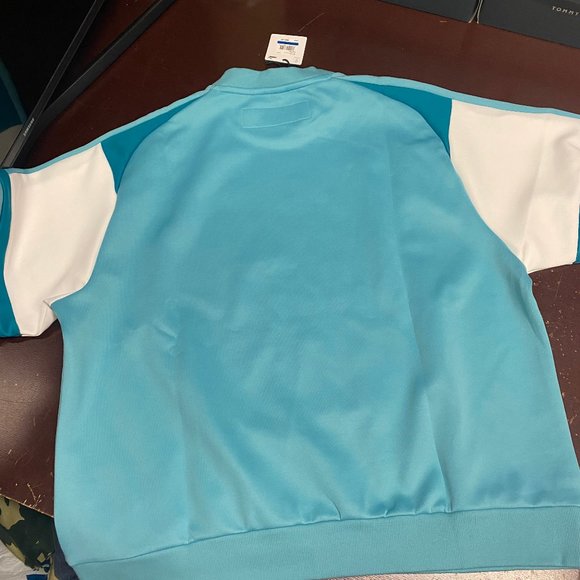 Puma Mens Maiu Blue TMC Hustle Way Miami Story Short Sleeve Pullover T Shirt XL - Picture 2 of 6